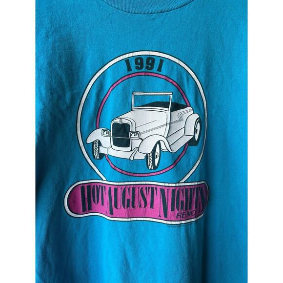Vintage RARE 1991 Hot‎ August Nights Classic Car Show Reno, Nevada T-Shirt - M - Picture 3 of 8